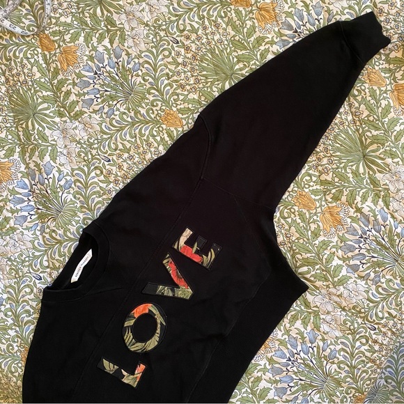 Rebecca Minkoff LOVE Cropped Sweatshirt - Picture 6 of 11